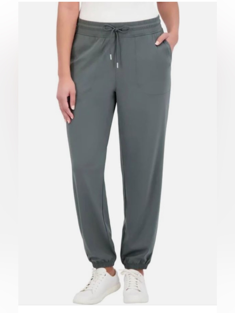 Sage Collective Women's Stretch Relaxed Jogger Pant, Green.